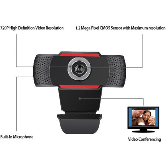 720P HD USBWEBCAM W/BUILT-INMIC