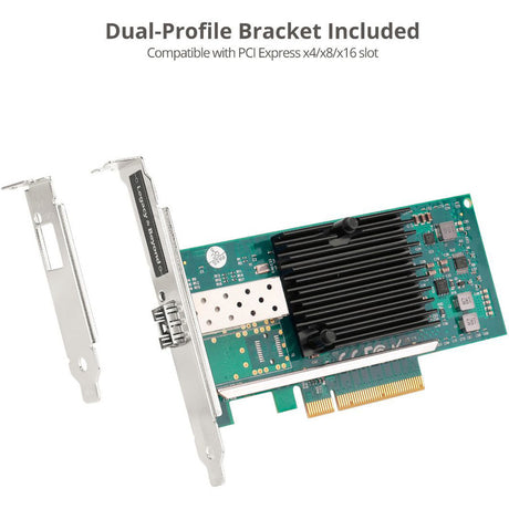 SIIG Single Port 10G SFP+ Ethernet Network PCI Express