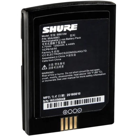 Shure SB910M Lithium-Ion Rechargeable Battery