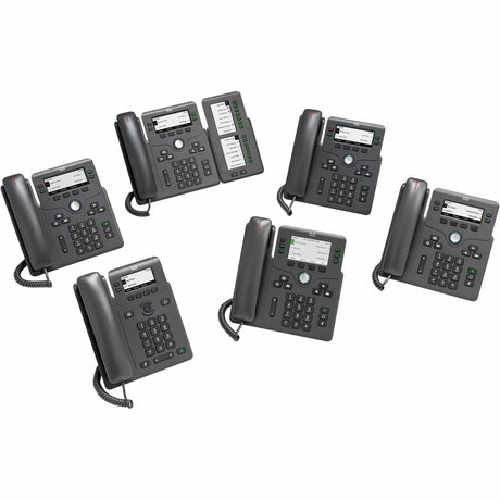 Cisco 6821 IP Phone - Corded - Corded - Wall Mountable
