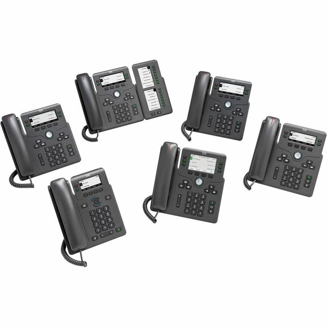 Cisco 6821 IP Phone - Corded - Corded - Wall Mountable