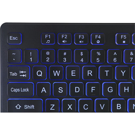 Adesso Large Print Illuminated Desktop Keyboard