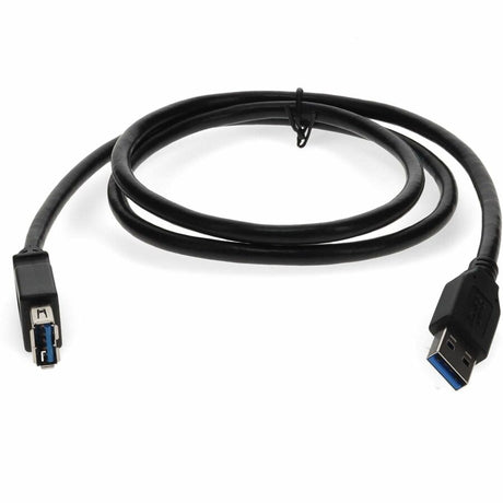 6ft (2m) USB-A 3.0 Male to USB-A 3.0 Female Black Extension Cable