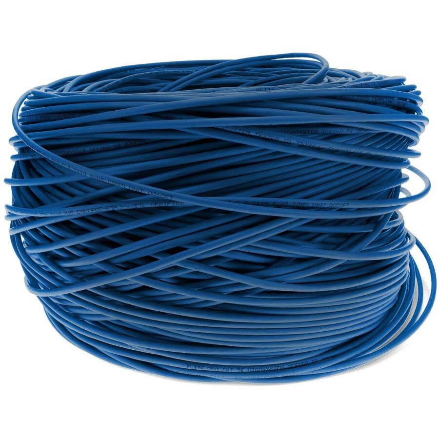 1000FT BLUE CAT5E UTP PLENUM