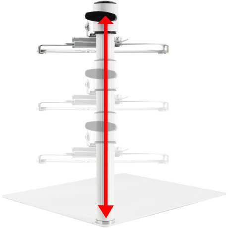 CTA Digital Portable Projector Stage and Photo Studio Security Mount for 7-14 Inch Tablets, including the iPad 10.2-inch (7th/ 8th/ 9th Gen.)