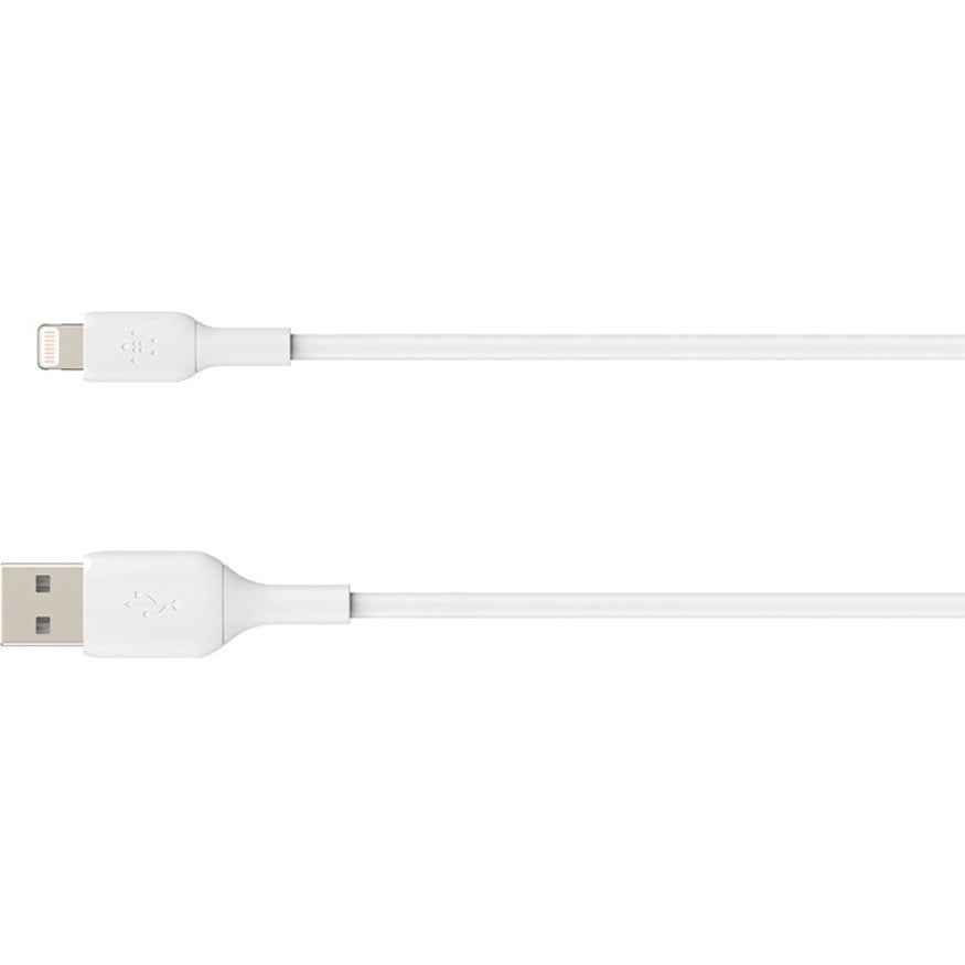 Belkin - Boost Up Charge Usb A To Apple Lightning Cable 10ft - White