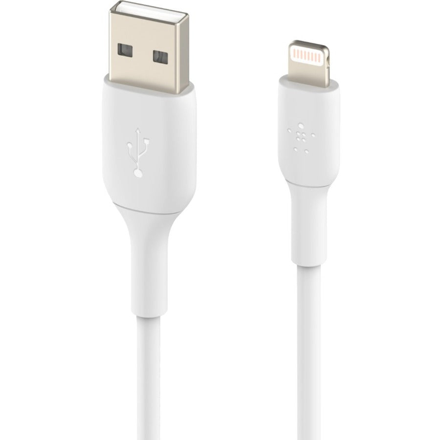Belkin - Boost Up Charge Usb A To Apple Lightning Cable 10ft - White