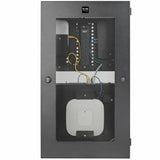 Eaton Tripp Lite Series SmartRack 3U Low-Profile Vertical-Mount Switch-Depth Wall-Mount Structured Wiring Enclosure, Adjustable Equipment Brackets