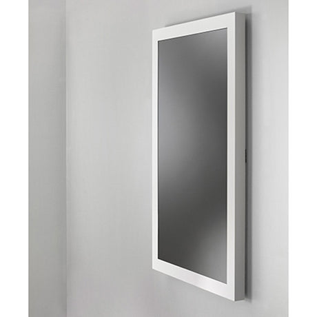 Chief Impact On-Wall Kiosk with Protective Glass - Portrait 48 Inch White