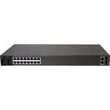 Black Box LES1700 Series Console Server - POTS Modem, Dual 10/100/1000