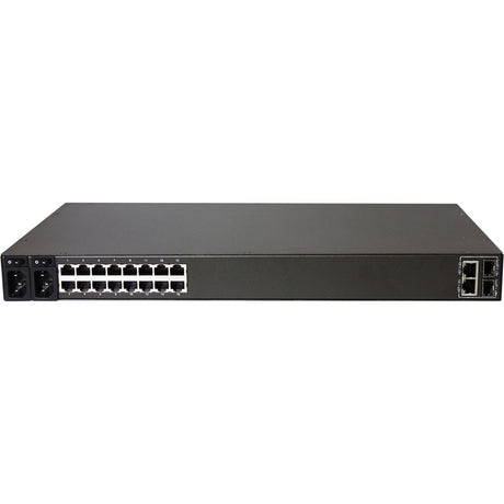 Black Box LES1700 Series Console Server - POTS Modem, Dual 10/100/1000