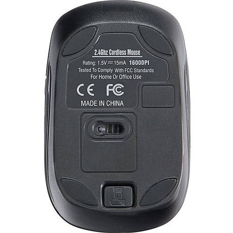 Verbatim Wireless Mini Travel Mouse, Commuter Series - Graphite