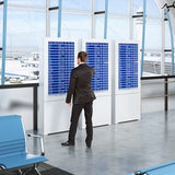 Chief Impact Floor Mounted Kiosk, Portrait 49" White