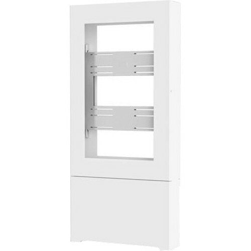 Chief Impact Floor Mounted Kiosk, Portrait 50" White