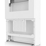 Chief Impact Floor Mounted Back-to-Back Kiosk, Portrait 55" Black