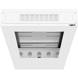 Chief Impact Floor Mounted Back-to-Back Kiosk, Portrait 55" Black