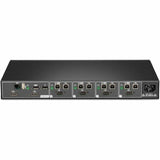 Vertiv Avocent Cybex Secure MultiViewer KVM Switch, 4 Port, Cursor Navigation Switching, NIAP Version 4.0 Certified, TAA Compliant (SCMV245DPH-400)