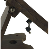 CTA Digital Wooden Security Kiosk Stand for iPad 10.2" 7th/ 8th/ 9th Gen