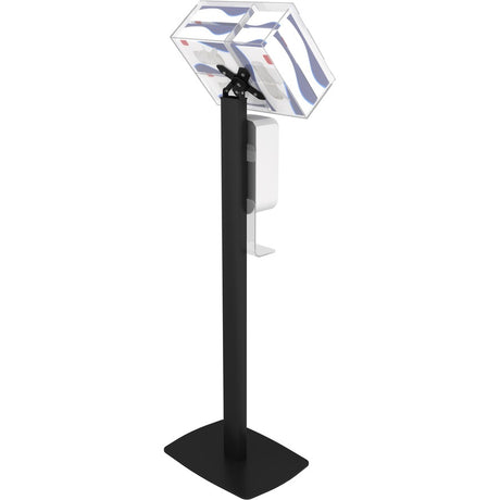 CTA Digital: Premium Thin Profile Sanitizing Station (Black)