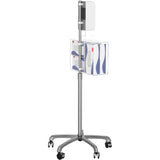 CTA Digital Heavy-Duty Mobile Sanitizing Station with Automatic Soap Dispenser