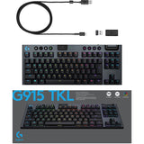 Logitech G915 TKL Tenkeyless Lightspeed Wireless RGB Mechanical Gaming Keyboard