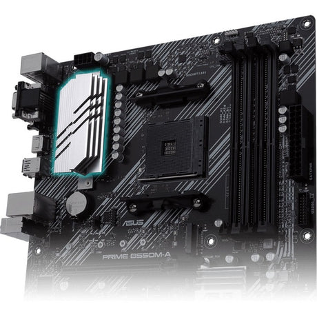Asus Prime B550M-A/CSM Desktop Motherboard - AMD B550 Chipset - Socket AM4 - Micro ATX