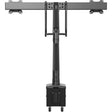 StarTech.com Desk Mount Dual Monitor Arm with USB & Audio, Slim Dual Monitor VESA Mount up to 32" (17.6lb/8kg) Displays, C-Clamp/Grommet