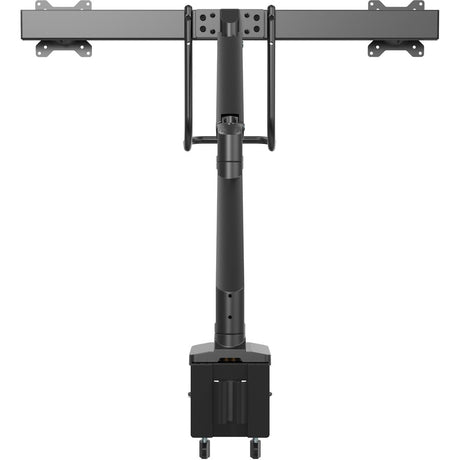 StarTech.com Desk Mount Dual Monitor Arm with USB & Audio, Slim Dual Monitor VESA Mount up to 32" (17.6lb/8kg) Displays, C-Clamp/Grommet