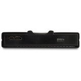 StarTech.com Biometric Enclosure - 256-bit AES Encrypted USB 3.0 External Hard Drive Enclosure 2.5" SATA HDD/SSD - Fingerprint & Password