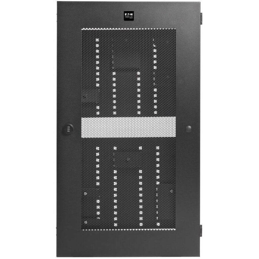 Eaton Tripp Lite Series SmartRack 5U Low-Profile Vertical-Mount Switch-Depth Wall-Mount Structured Wiring Enclosure, Adjustable Equipment Brackets