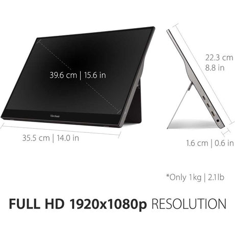15.6"Prtbl TouchDsply FHD1080p