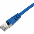 AddOn 7ft Blue CAT 7 Shielded (S/FTP) PVC Ethernet Cable Snagless Bubble Boot RJ-45 M/M