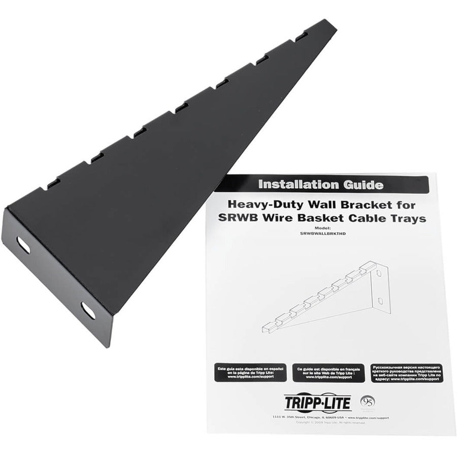Eaton Tripp Lite Series Heavy-Duty Wall Bracket for 150-450 mm Wire Mesh Cable Trays