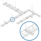 Eaton Tripp Lite Series Trapeze Hanging Cross-Bracket for Wire Mesh Cable Trays, 150 mm (6 in.)