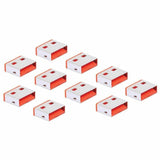 Eaton Tripp Lite Series USB-A Port Blockers, Red, 10 Pack, TAA