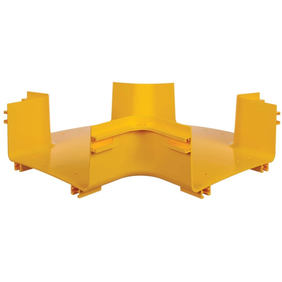 Eaton Tripp Lite Series Toolless Horizontal 4-Way Junction for Fiber Routing System, 240 mm (10 in.)