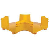 Eaton Tripp Lite Series Toolless Horizontal 4-Way Junction for Fiber Routing System, 240 mm (10 in.)