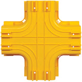Eaton Tripp Lite Series Toolless Horizontal 4-Way Junction for Fiber Routing System, 120 mm (5 in.)