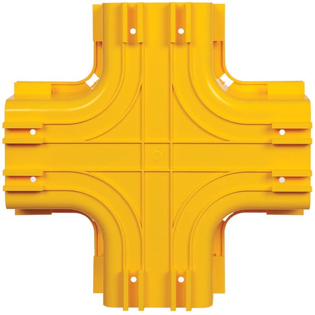 Eaton Tripp Lite Series Toolless Horizontal 4-Way Junction for Fiber Routing System, 120 mm (5 in.)