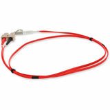 AddOn 3m SC (Male) to LC (Male) Red OM4 Duplex Fiber OFNP (Plenum-Rated) Patch Cable