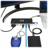 Eaton Tripp Lite Series USB Dock, Triple Display - 4K HDMI & mDP, VGA, USB 3.x (5Gbps), USB-A/C Hub, GbE, 60W PD Charging