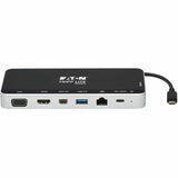 Eaton Tripp Lite Series USB Dock, Triple Display - 4K HDMI & mDP, VGA, USB 3.x (5Gbps), USB-A/C Hub, GbE, 60W PD Charging