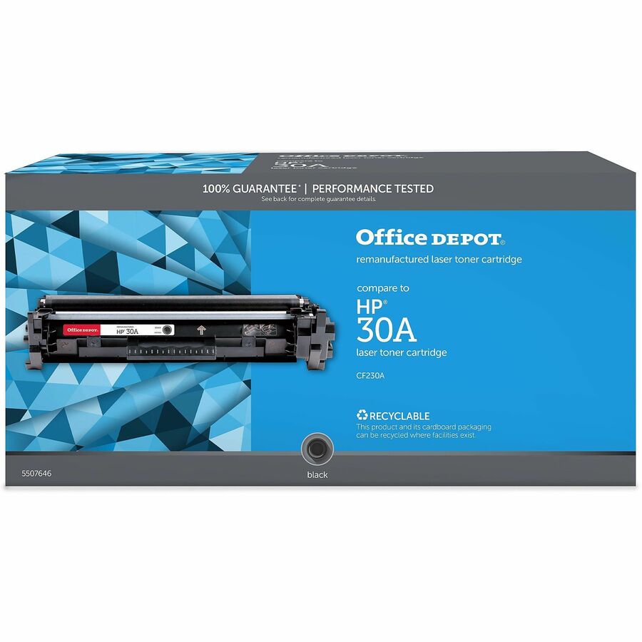 Office Depot&reg; Remanufactured Black Toner Cartridge Replacement For HP 30A, CF230A, OD30A