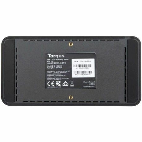 Targus Universal USB-C DV4K Docking Station with 65W Power Delivery
