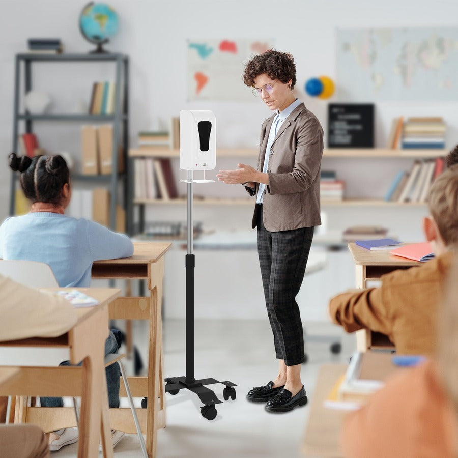 CTA Digital Compact Mobile Automatic Soap Dispenser Stand