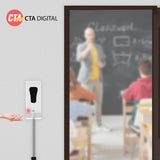 CTA Digital Compact Mobile Automatic Soap Dispenser Stand