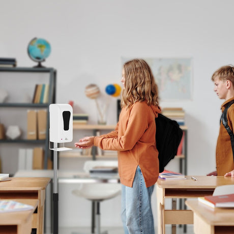 CTA Digital Compact Mobile Automatic Soap Dispenser Stand