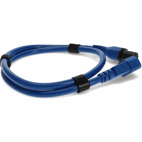 AddOn 6ft C13 (Locking) Female to C14 (Locking) Male 14AWG 15A Blue 100-250V Power Cable