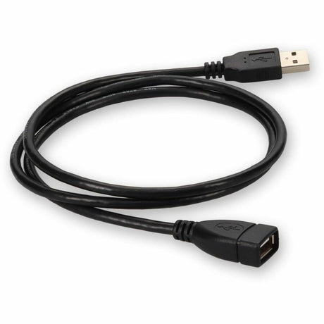 AddOn 3ft USB A 2.0 Male to Female Black Cable