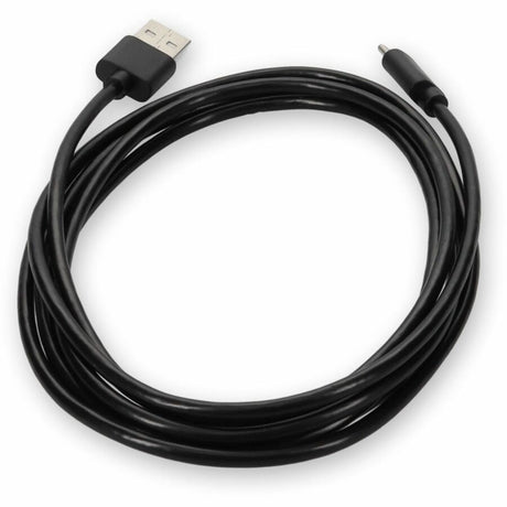 AddOn 2m USB A 2.0 Male to USB C 2.0 Male Black Extension Cable